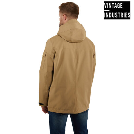 Vintage Industries  Caldwell Sand Winterjas Heren Vintage Industries  Caldwell Sand Winterjas Heren