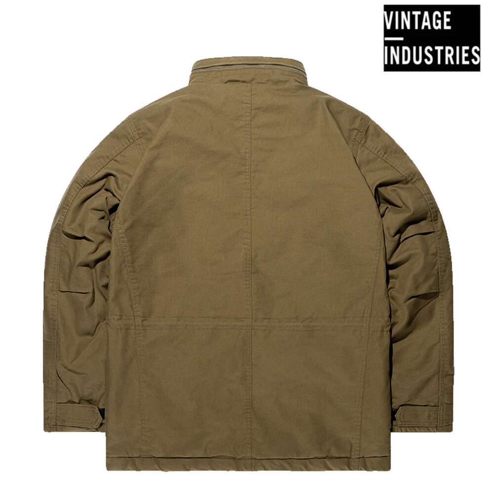 Vintage Industries Orton M65 Padded Olive Drab Winterjas Heren Vintage Industries Orton M65 Padded Olive Drab Winterjas Heren
