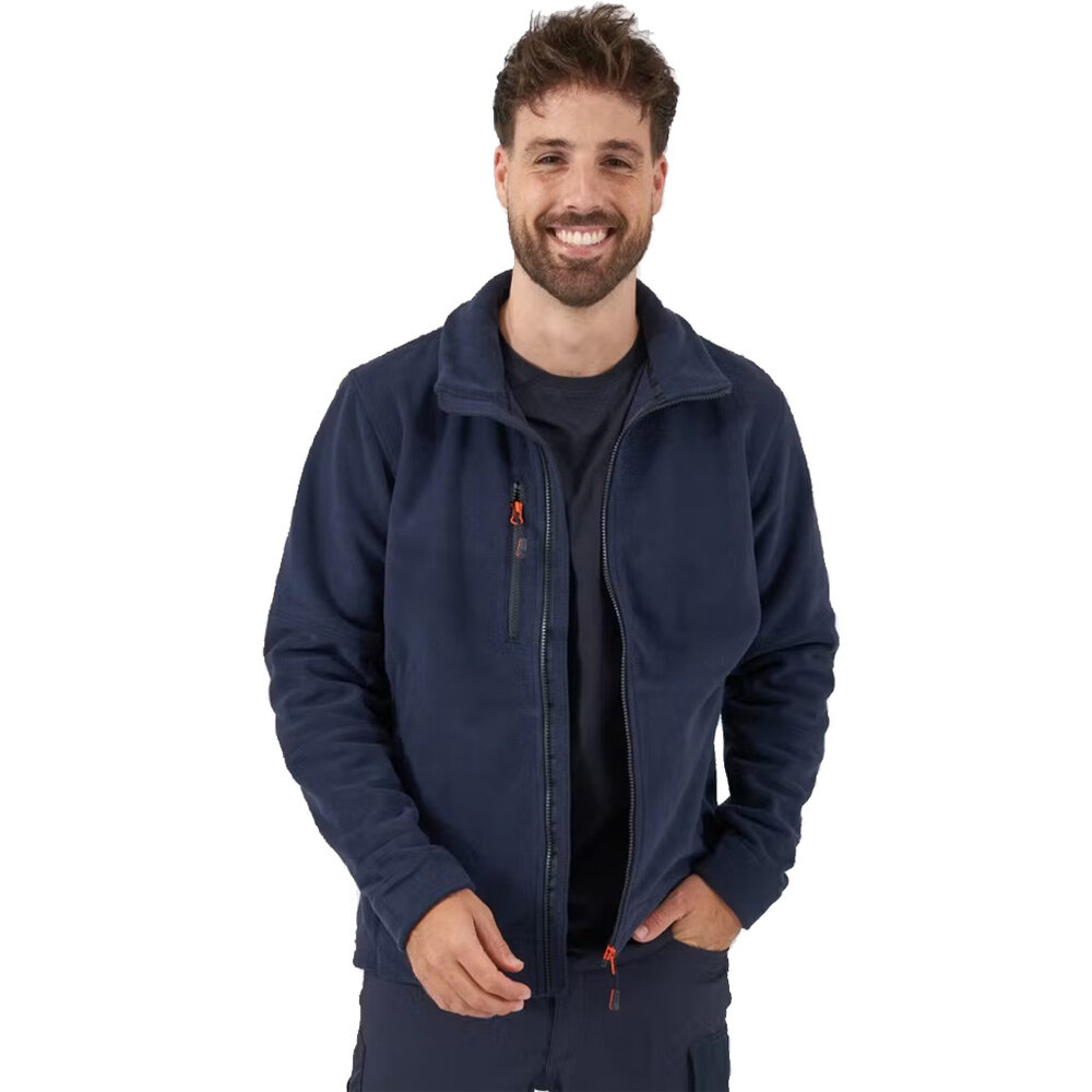 Helly Hansen Kensington Navy Fleece Jack Heren Helly Hansen Kensington Navy Fleece Jack Heren