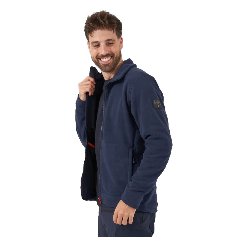 Helly Hansen Kensington Navy Fleece Jack Heren Helly Hansen Kensington Navy Fleece Jack Heren