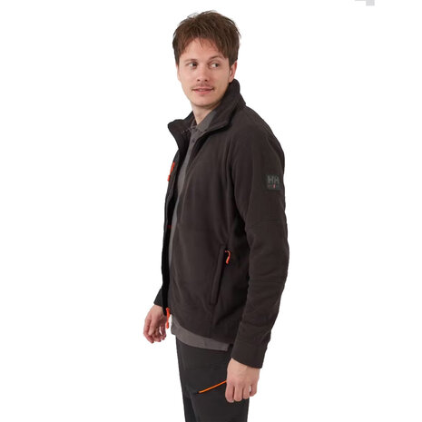 Helly Hansen Kensington Zwart Fleece Jack Heren Helly Hansen Kensington Zwart Fleece Jack Heren