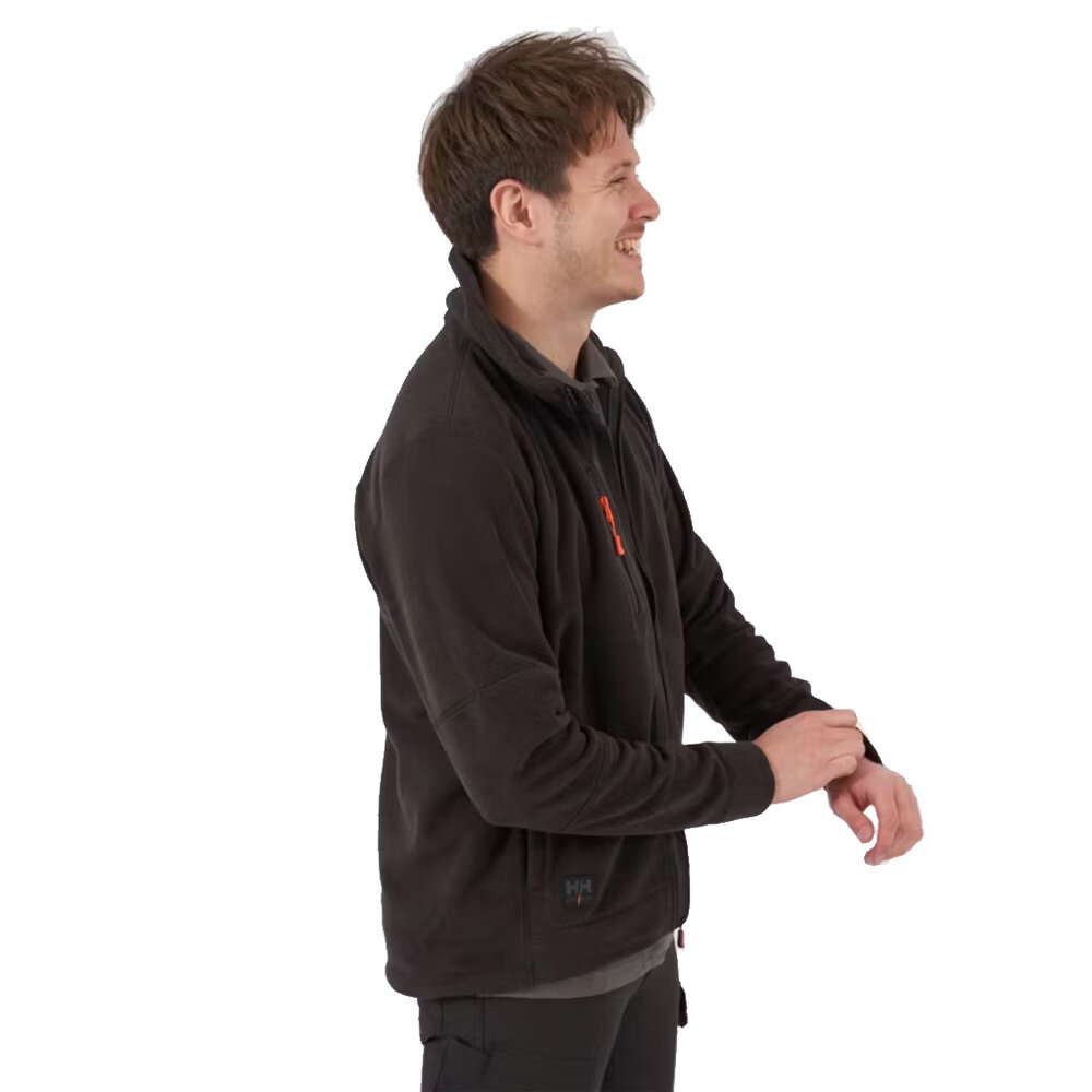 Helly Hansen Kensington Zwart Fleece Jack Heren Helly Hansen Kensington Zwart Fleece Jack Heren