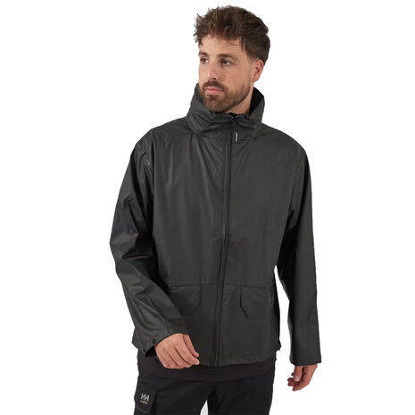 Helly Hansen Voss Zwart Regenjas Heren
