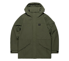 Vintage Industries Oliver Dark Olive Winterjas Heren Vintage Industries Oliver Dark Olive Winterjas Heren