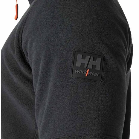 Helly Hansen Kensington Zwart Fleece Jack Heren Helly Hansen Kensington Zwart Fleece Jack Heren