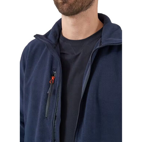 Helly Hansen Kensington Navy Fleece Jack Heren Helly Hansen Kensington Navy Fleece Jack Heren