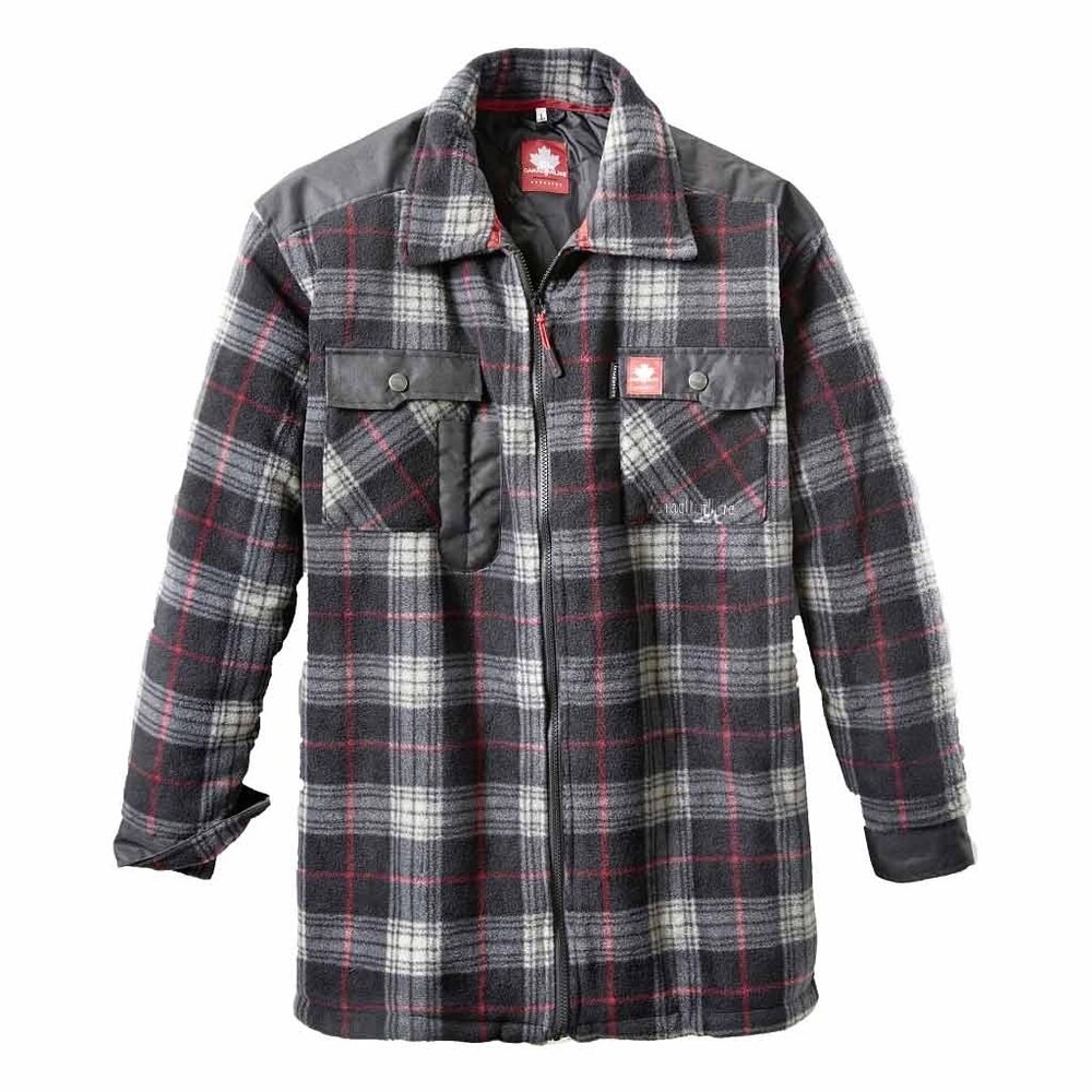 Pro Workwear Zwart Rood Fleecejas Heren