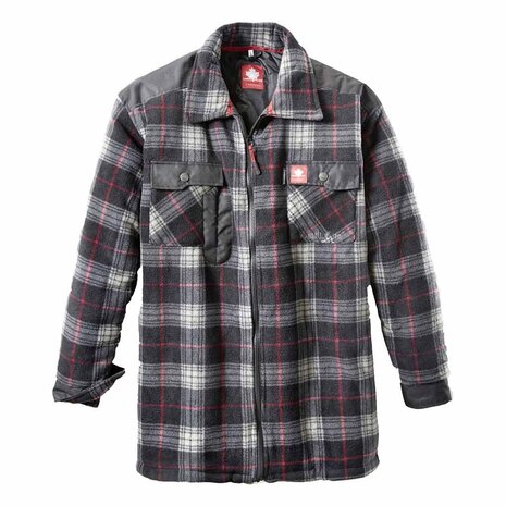 Pro Workwear Zwart Rood Fleecejas Heren