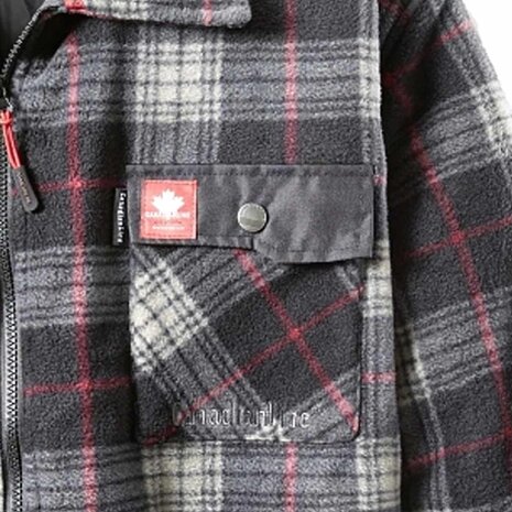 Pro Workwear Zwart Rood Fleecejas Heren