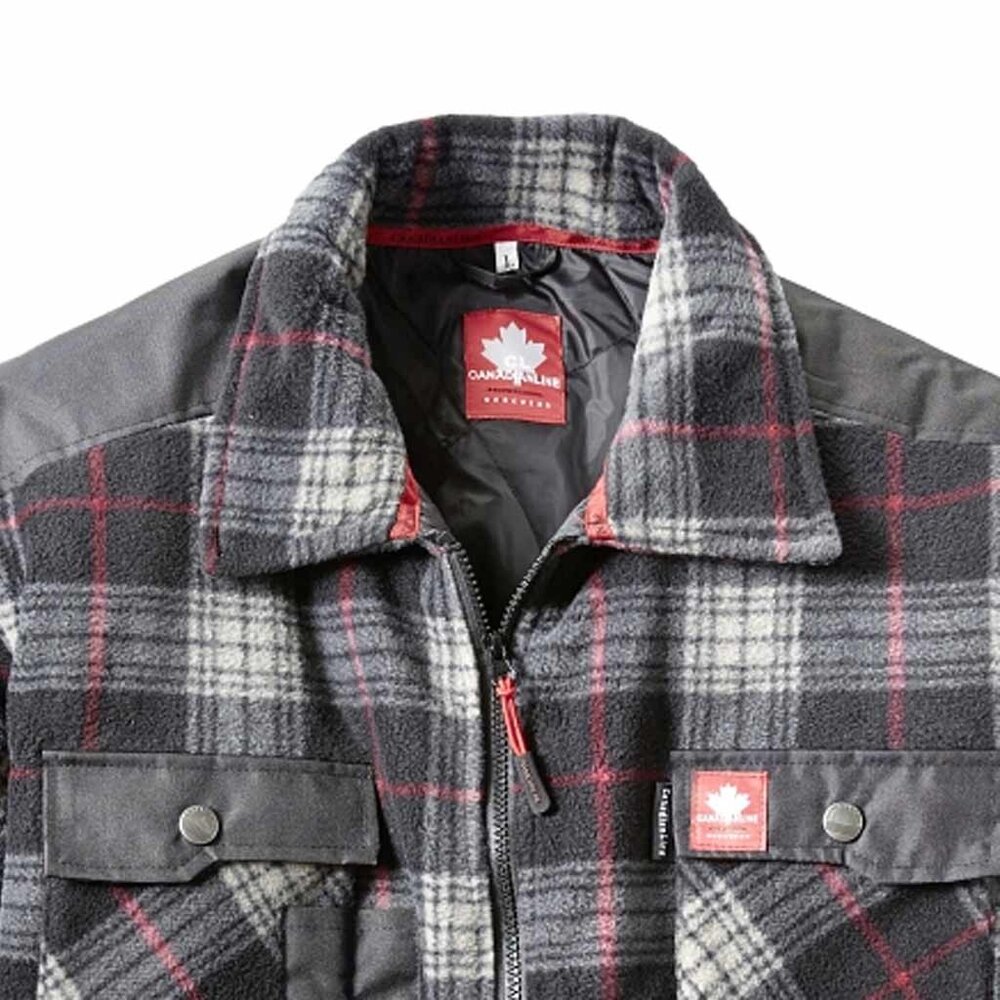 Pro Workwear Zwart Rood Fleecejas Heren