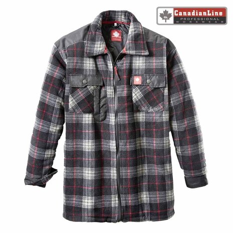 Pro Workwear Zwart Rood Fleecejas Heren