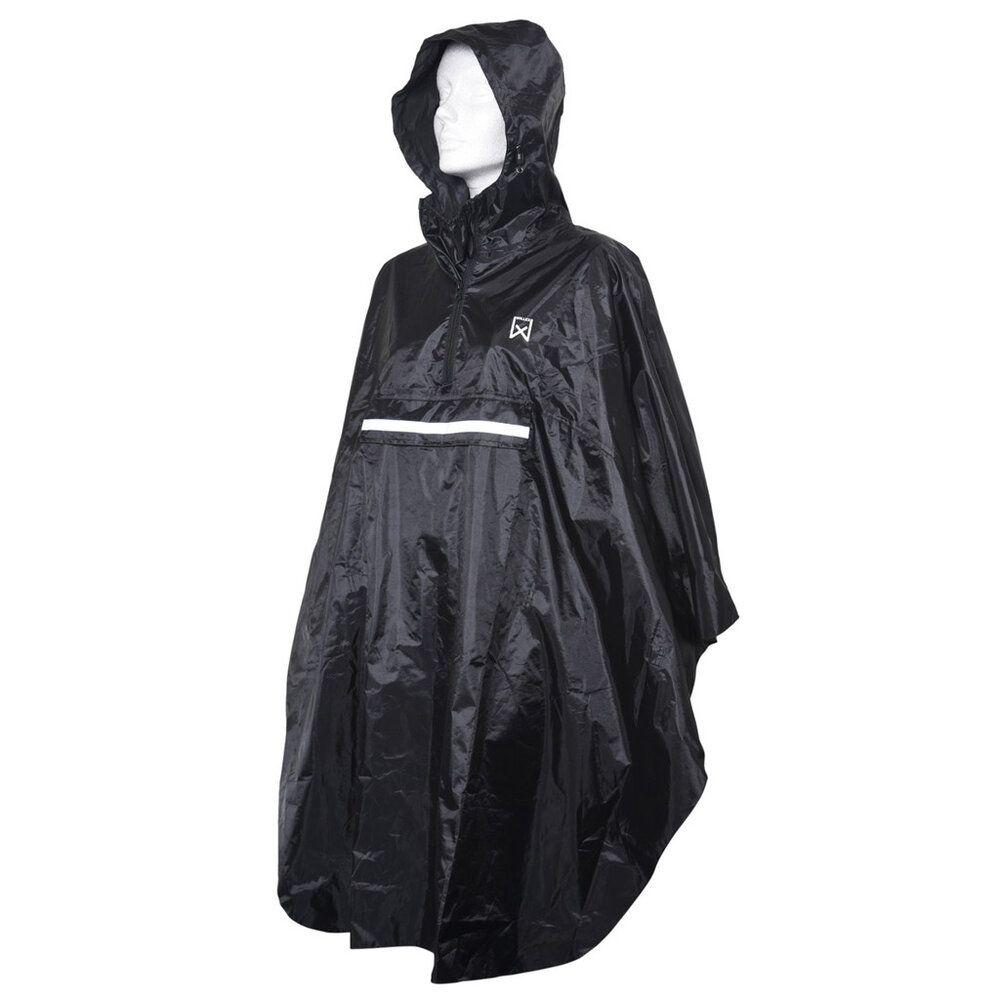 Willex Basic Zwart Regenponcho One Size
