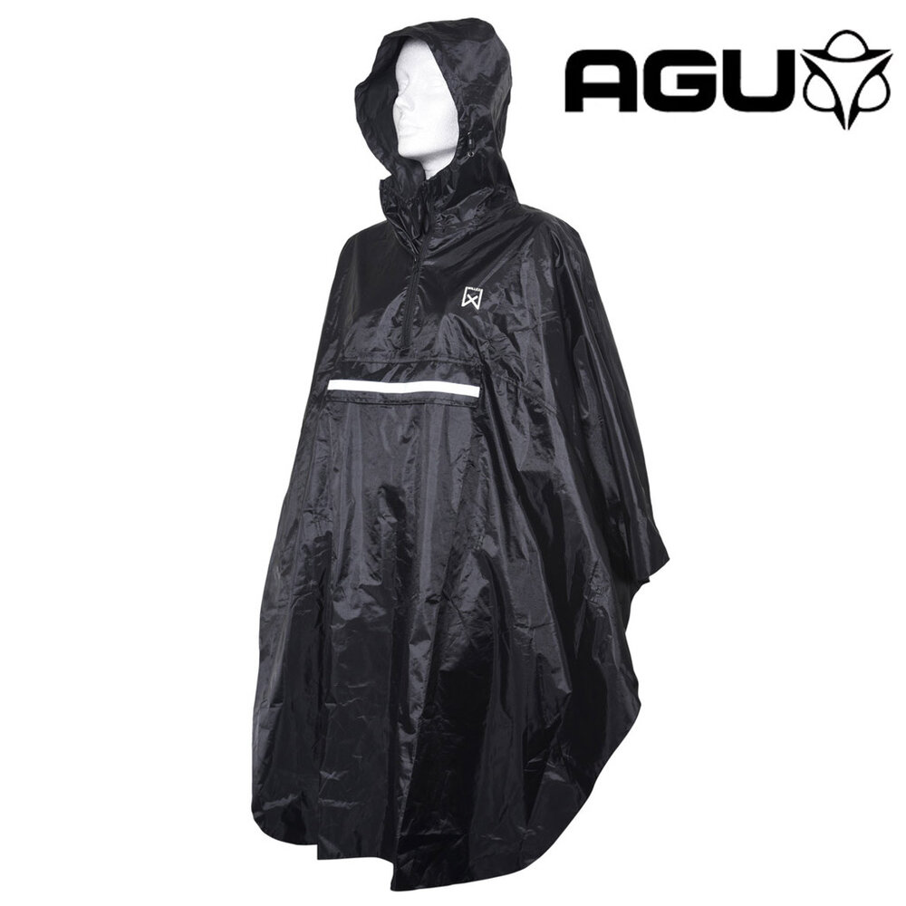 Willex Basic Zwart Regenponcho One Size