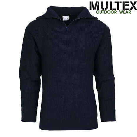Multex Multex Wol - Acryl Navy Schipperstrui Multex Multex Wol - Acryl Navy Schipperstrui