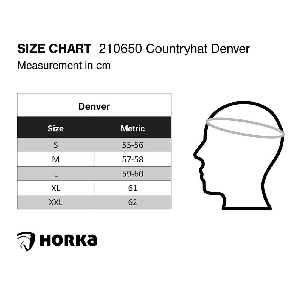 Horka Denver Bruin Leren Countryhoed Horka Denver Bruin Leren Countryhoed