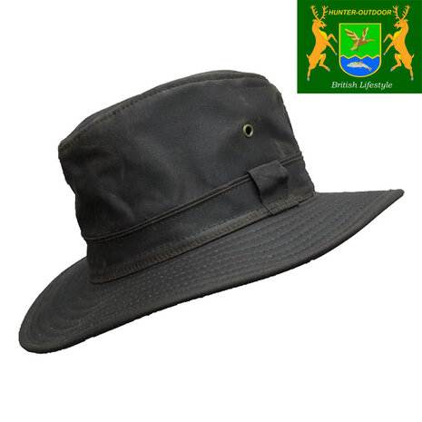 Hunter Outdoor Glen Hat Brown Wax Hoed Hunter Outdoor Glen Hat Brown Wax Hoed