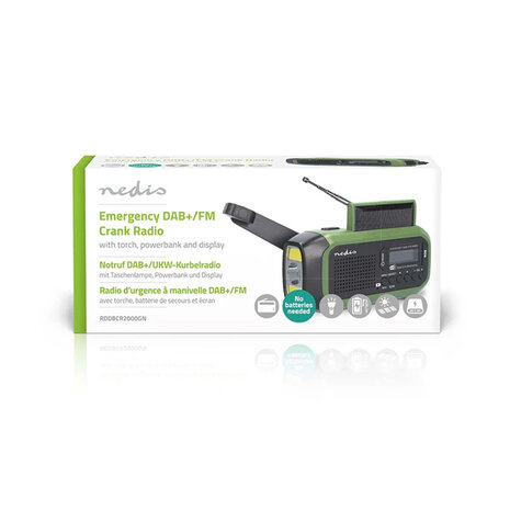 Emergency DAB+/FM Crank Radio