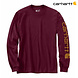 Carhartt Heavyweight Logo Sleeve Graphic Port Shirt Heren Carhartt Heavyweight Logo Sleeve Graphic Port Shirt Heren