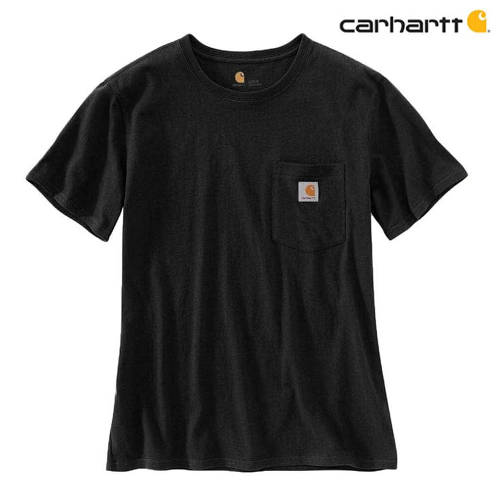 Carhartt K87 Pocket Shortsleeve Zwart T-Shirt Dames Carhartt K87 Pocket Shortsleeve Zwart T-Shirt Dames