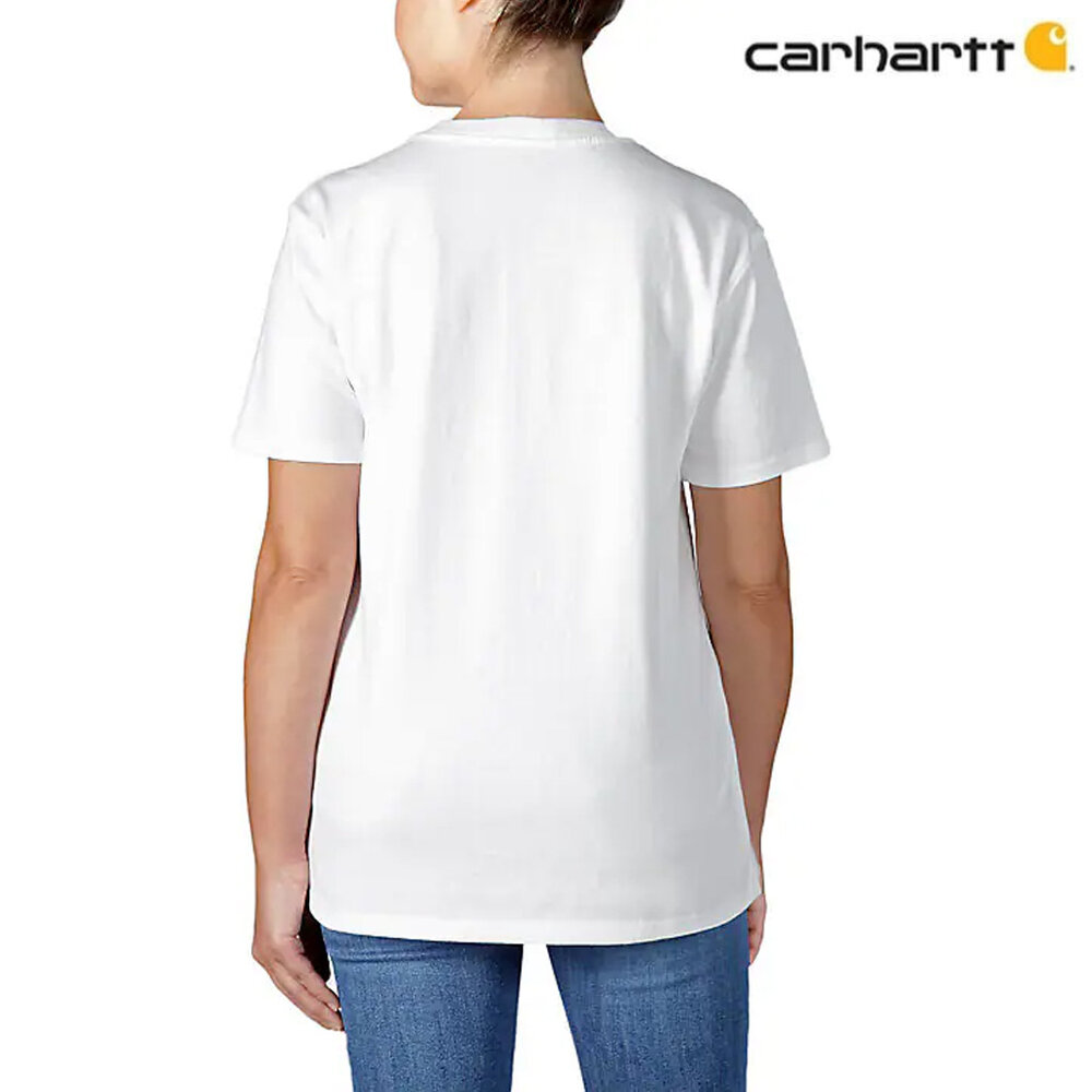 Carhartt K87 Pocket Shortsleeve White T-Shirt Dames Carhartt K87 Pocket Shortsleeve White T-Shirt Dames