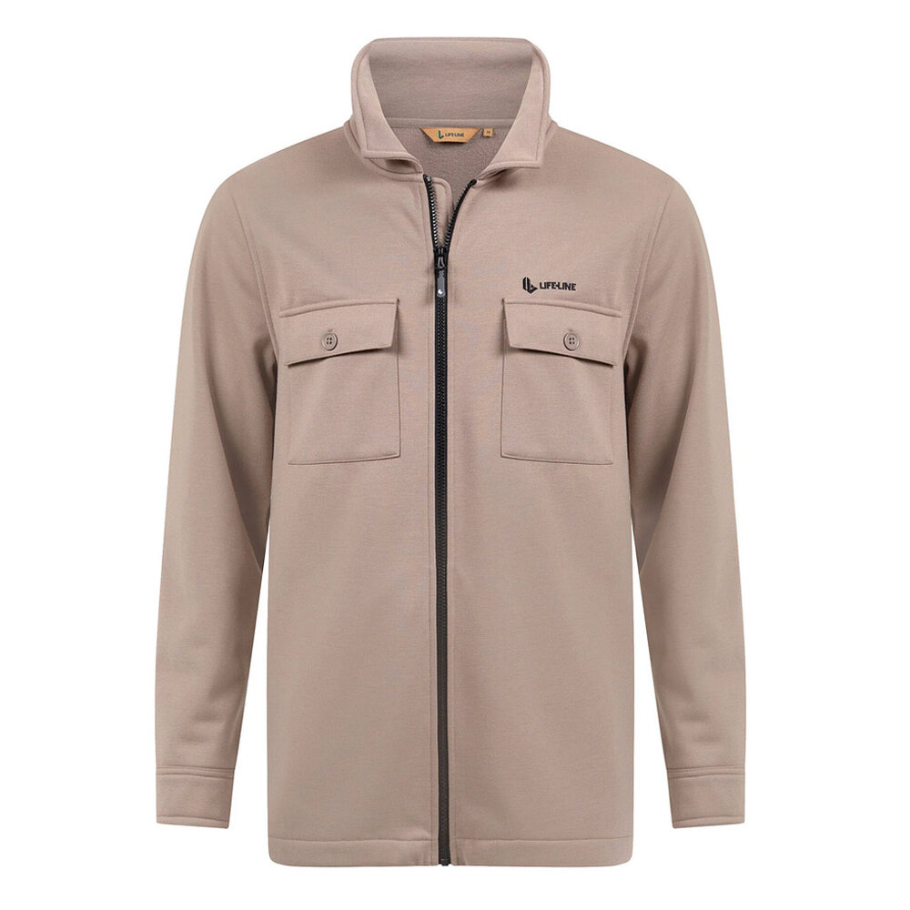 Life Line Manu Bruin Felt Jacket Heren