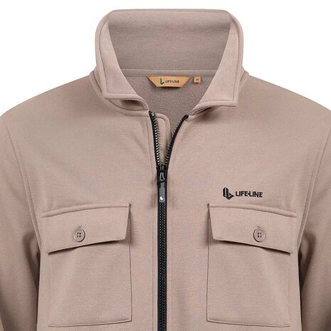 Life Line Manu Bruin Felt Jacket Heren