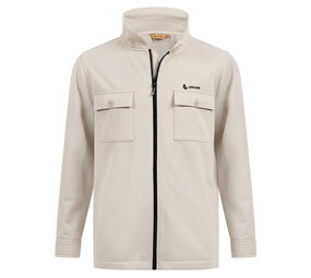 Life Line Manu Beige Felt Jacket Heren Life Line Manu Beige Felt Jacket Heren