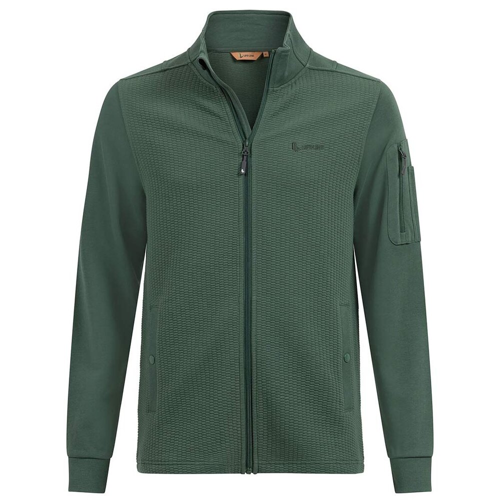 Life Line Minho Honeycomb Green Fleece Jacket Heren