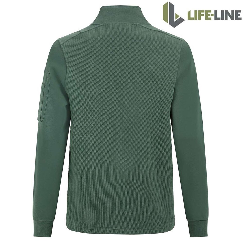 Life Line Minho Honeycomb Green Fleece Jacket Heren