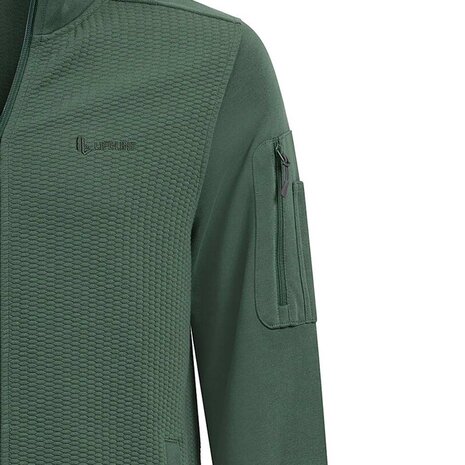 Life Line Minho Honeycomb Green Fleece Jacket Heren