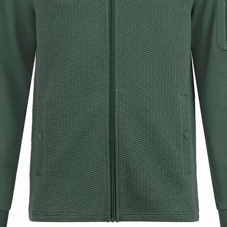 Life Line Minho Honeycomb Green Fleece Jacket Heren