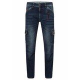 Timezone Regular RogerTZ Rough Navy Wash Cargobroek Heren Timezone Regular RogerTZ Rough Navy Wash Cargobroek Heren