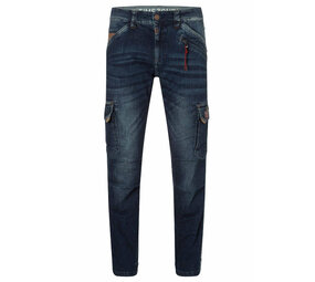 Timezone Regular RogerTZ Rough Navy Wash Cargobroek Heren Timezone Regular RogerTZ Rough Navy Wash Cargobroek Heren