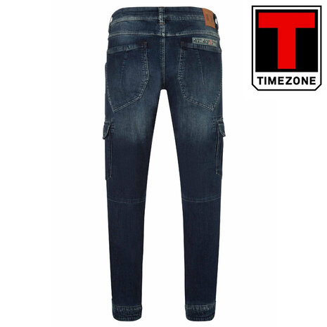 Timezone Regular RogerTZ Rough Navy Wash Cargobroek Heren Timezone Regular RogerTZ Rough Navy Wash Cargobroek Heren