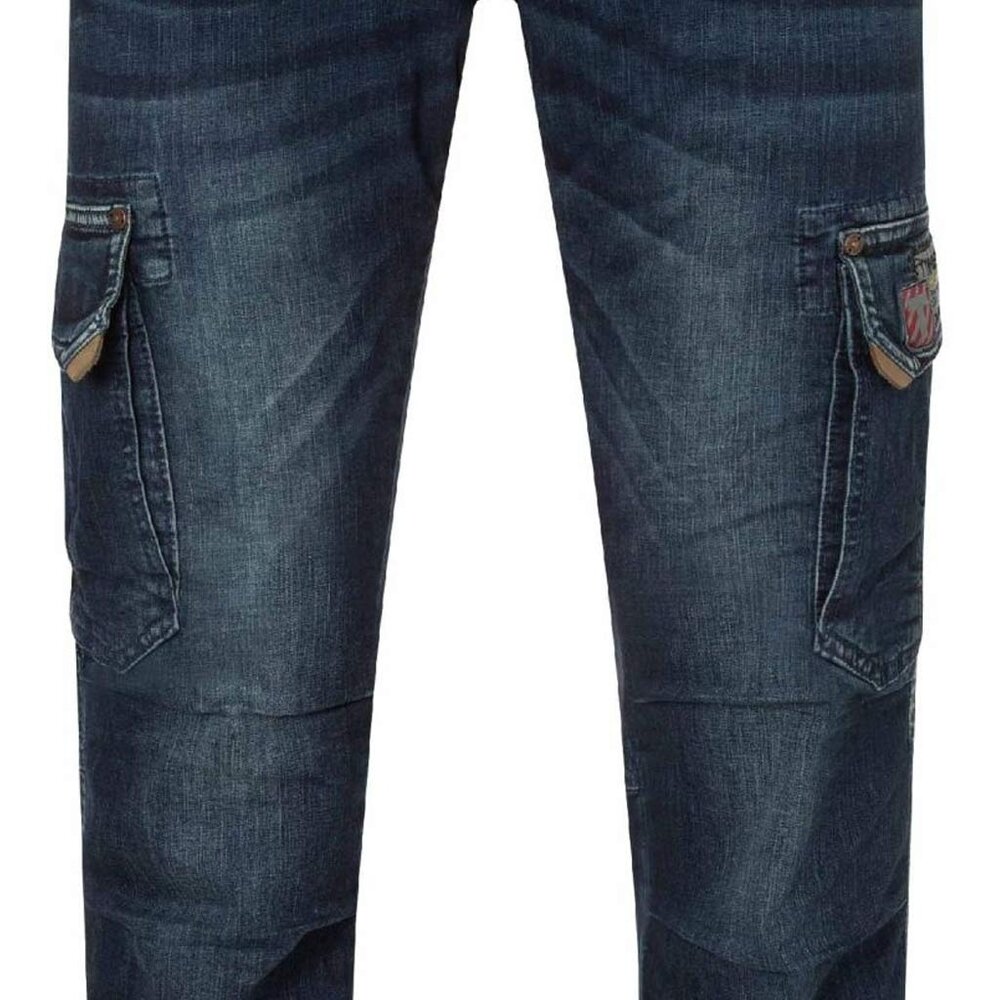 Timezone Regular RogerTZ Rough Navy Wash Cargobroek Heren Timezone Regular RogerTZ Rough Navy Wash Cargobroek Heren