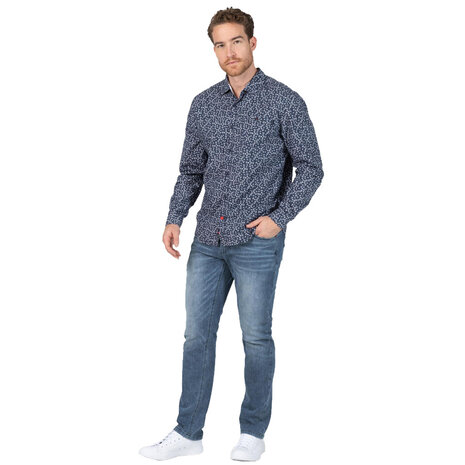Timezone Slim EduardoTZ Blue Grey Wash Jeans Heren Timezone Slim EduardoTZ Blue Grey Wash Jeans Heren