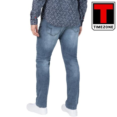 Timezone Slim EduardoTZ Blue Grey Wash Jeans Heren Timezone Slim EduardoTZ Blue Grey Wash Jeans Heren