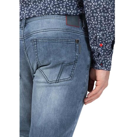 Timezone Slim EduardoTZ Blue Grey Wash Jeans Heren Timezone Slim EduardoTZ Blue Grey Wash Jeans Heren