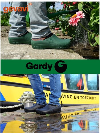 Gevavi Gardy Zwart Open Tuinklompen Gevavi Gardy Zwart Open Tuinklompen