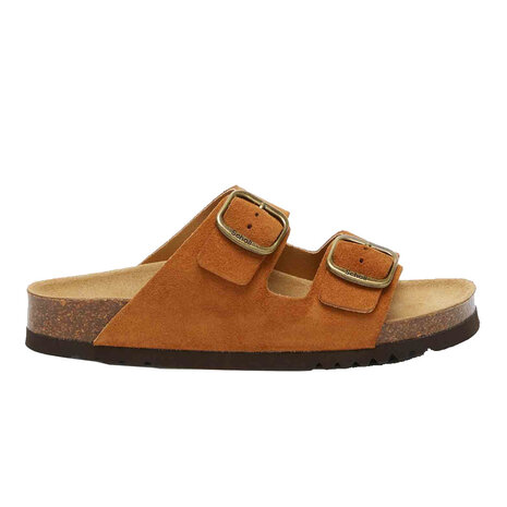 Scholl Josephine New Leather Cognac Sandalen Dames Scholl Josephine New Leather Cognac Sandalen Dames