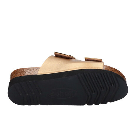 Scholl Monterey 2 Straps Taupe Sandalen Dames