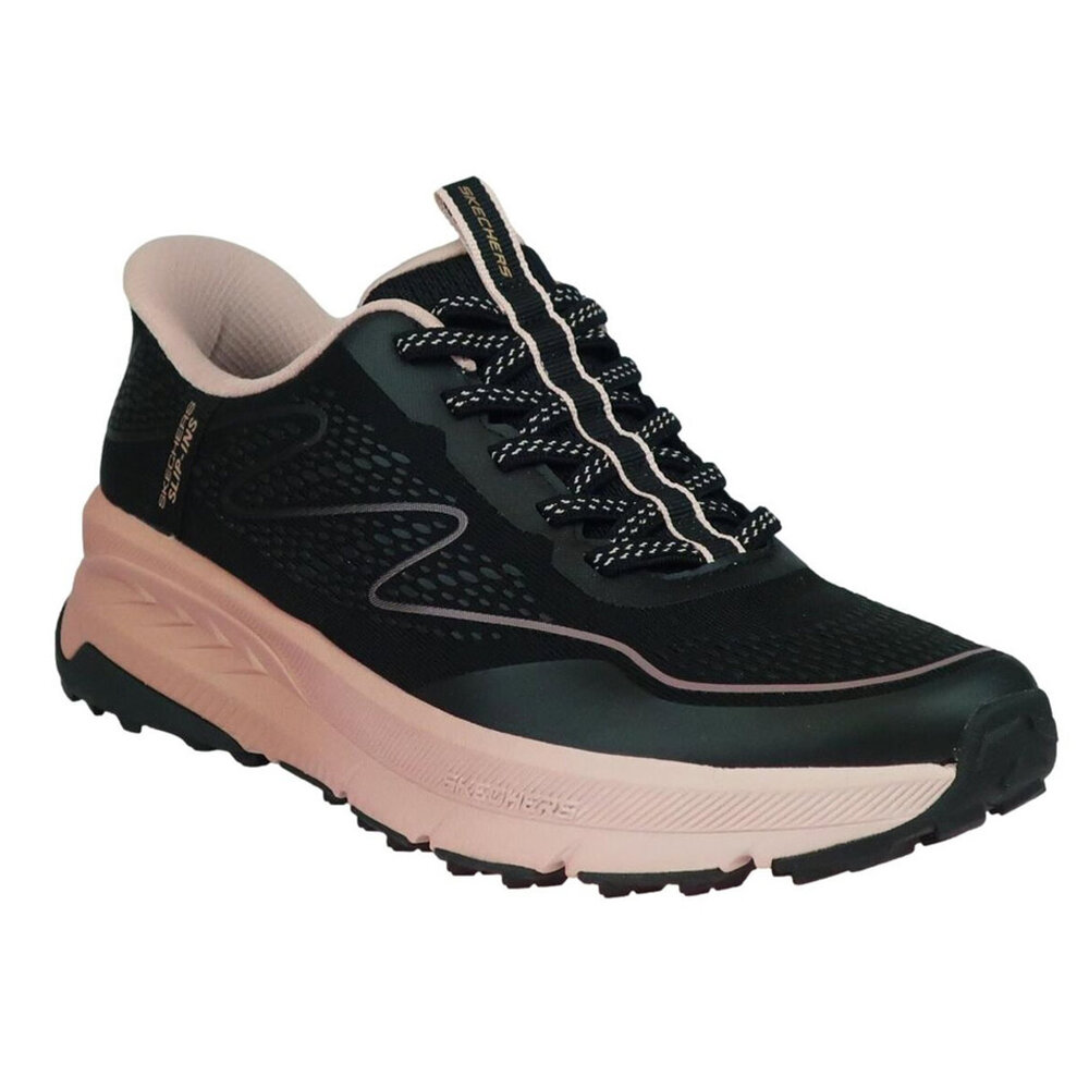 Skechers Slip Ins Switch Back Mist Black Pink Wandelsneakers Dames Skechers Slip Ins Switch Back Mist Black Pink Wandelsneakers Dames
