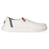 Hey Dude Wendy Washed Canvas White Instappers Dames Hey Dude Wendy Washed Canvas White Instappers Dames