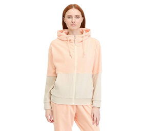Ragwear Colbie Block Zip Light Peach Sweatshirt Dames Ragwear Colbie Block Zip Light Peach Sweatshirt Dames