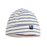 Breton Stripe Classic Bonnet Natural Jeans Katoenen Muts