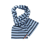 Breton Stripe Classic Maritiem Sky Blue Navy Katoenen Sjaal