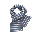 Breton Stripe Classic Maritiem Jeans Natural Katoenen Sjaal