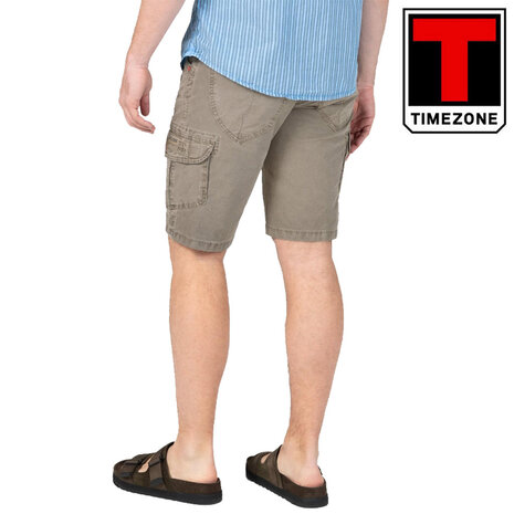 Timezone Regular RykerTZ Washed Beige Shorts Heren Timezone Regular RykerTZ Washed Beige Shorts Heren
