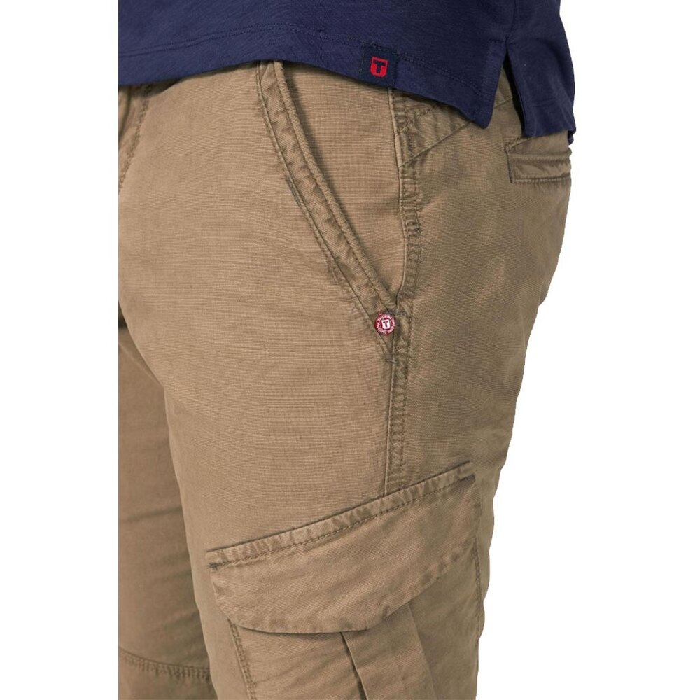 Timezone Regular NiklasTZ Washed Beige Cargobroek Heren Timezone Regular NiklasTZ Washed Beige Cargobroek Heren