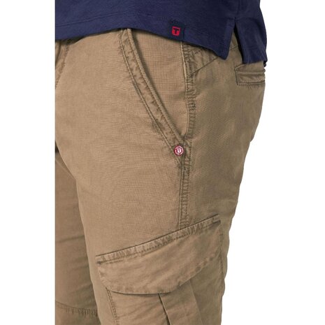 Timezone Regular NiklasTZ Washed Beige Cargobroek Heren Timezone Regular NiklasTZ Washed Beige Cargobroek Heren